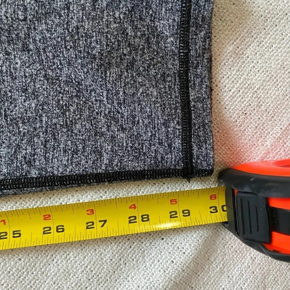 Lululemon Out To Lunge Untight Tight Heathered Black Leggings Size 6 30" - Picture 12 of 14